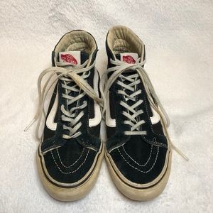 Black high top Vans